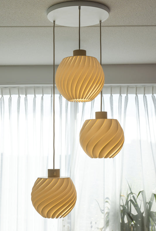 Dauw | Duurzame Triple Hanglamp