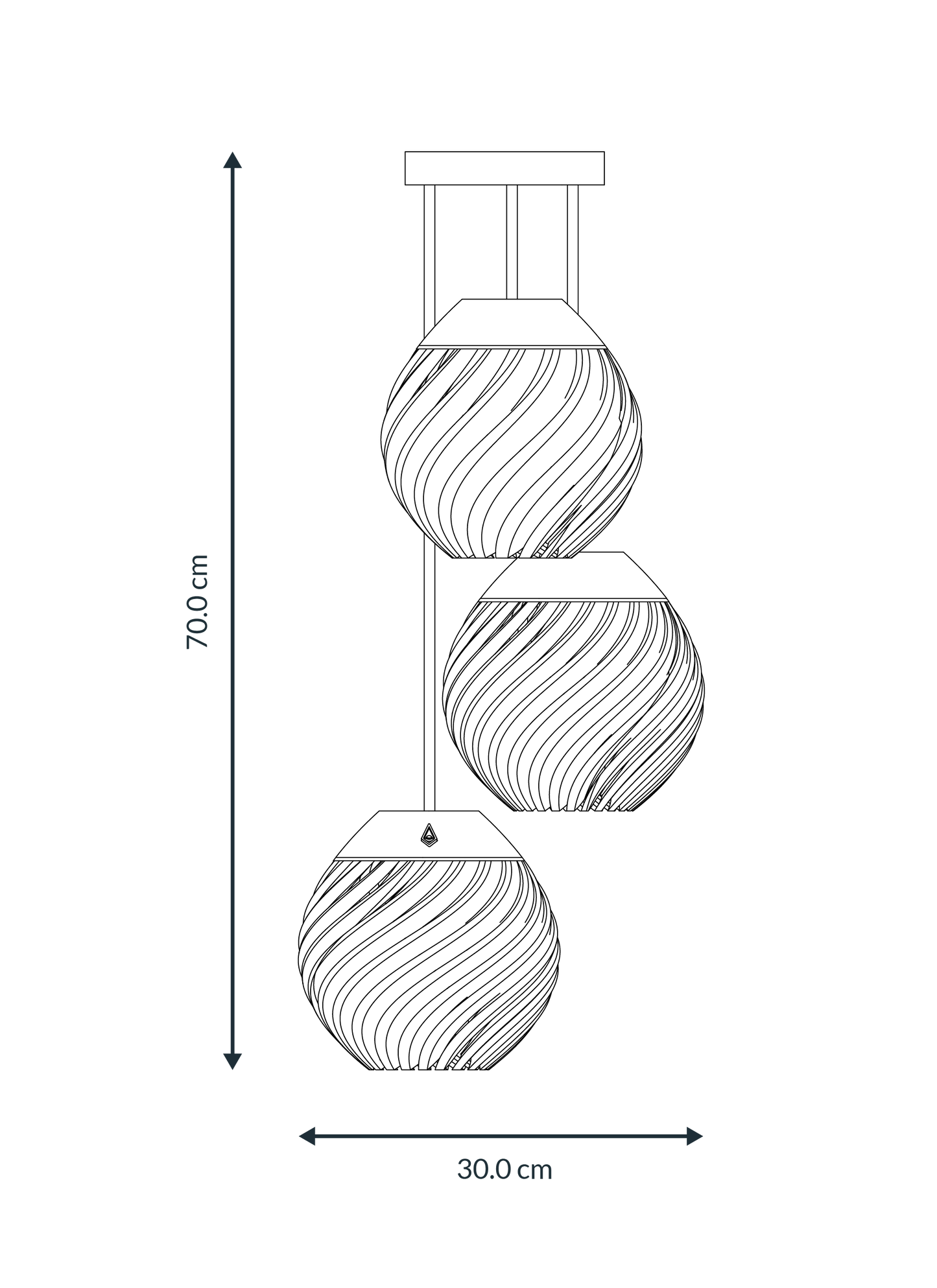 Aera | Witte Duurzame Hanglamp