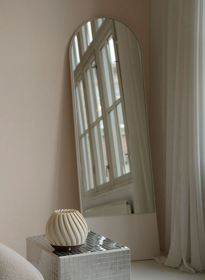 Brede Nautilus | Witte Duurzame Tafellamp