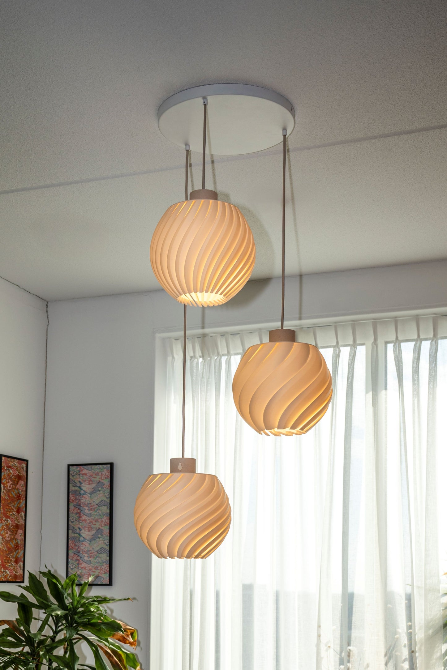 Dauw | Duurzame Triple Hanglamp