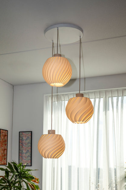 Dauw | Duurzame Triple Hanglamp