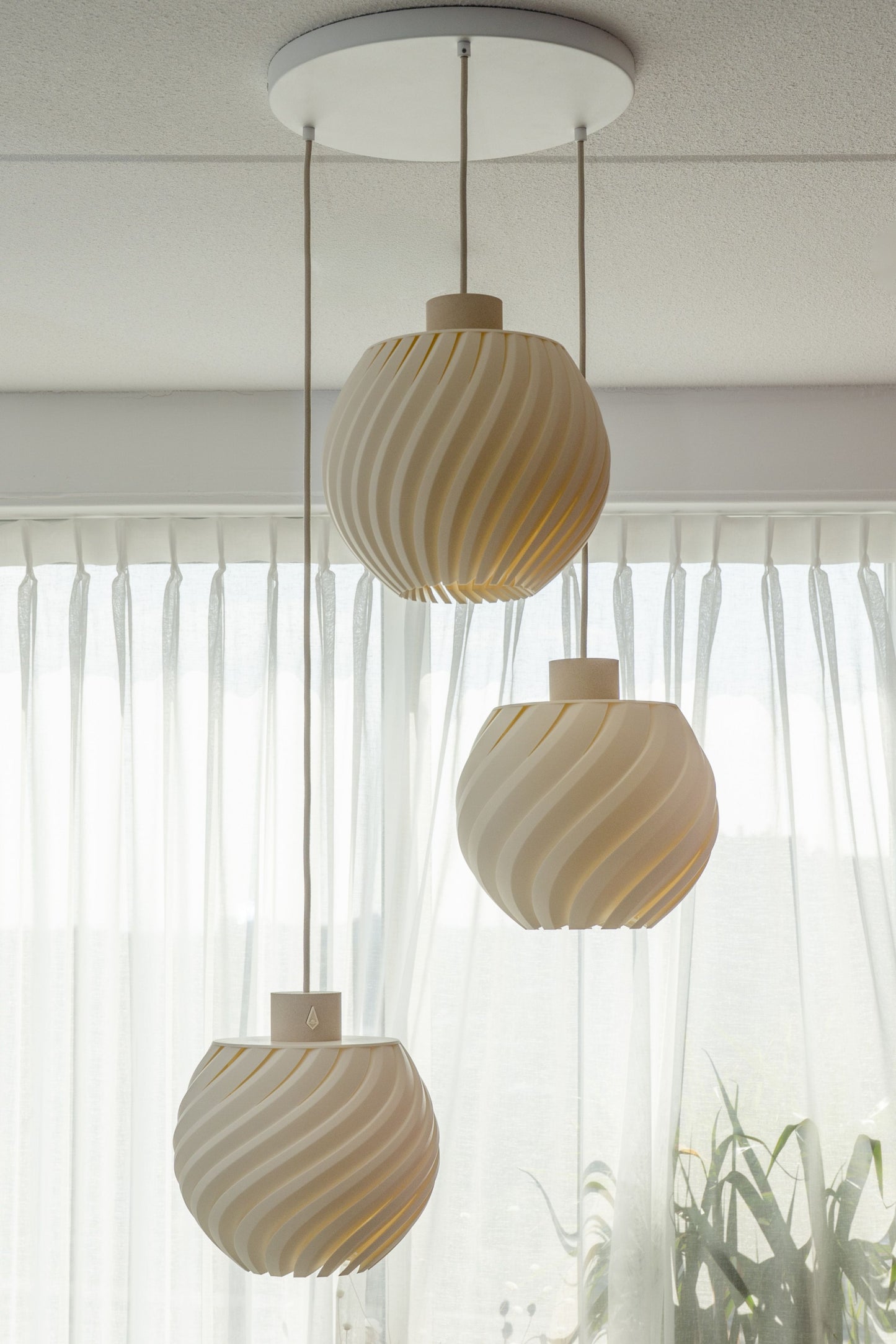 Dauw | Duurzame Triple Hanglamp