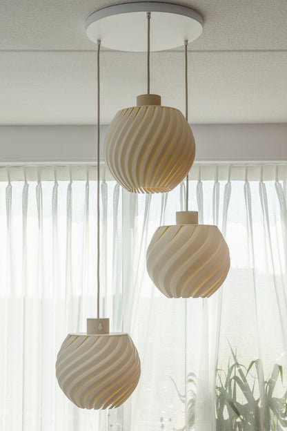 Dauw | Duurzame Triple Hanglamp