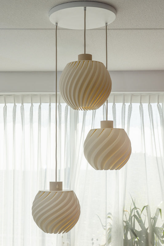 Dauw | Duurzame Triple Hanglamp