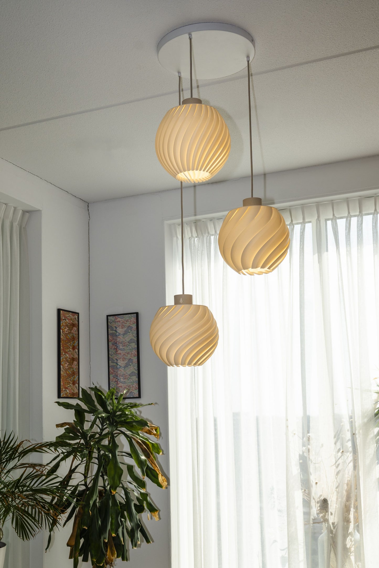 Dauw | Duurzame Triple Hanglamp