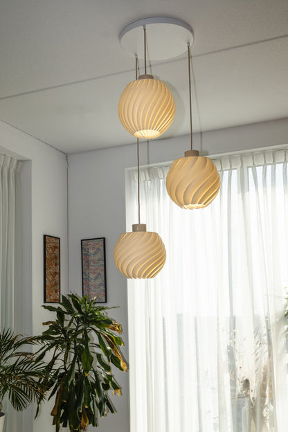 Dauw | Duurzame Triple Hanglamp