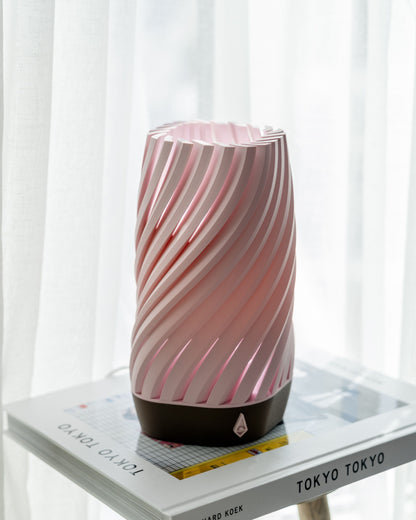 Roze Smalle Nautilus | Duurzame Tafellamp