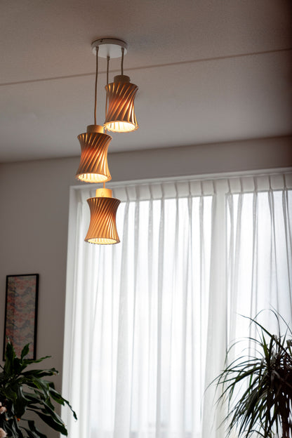 Zephyra | Beige Triple Hanglamp